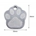 Paw Stainless Steel Engraved Pet Dog Cat ID Tag Large 35mm